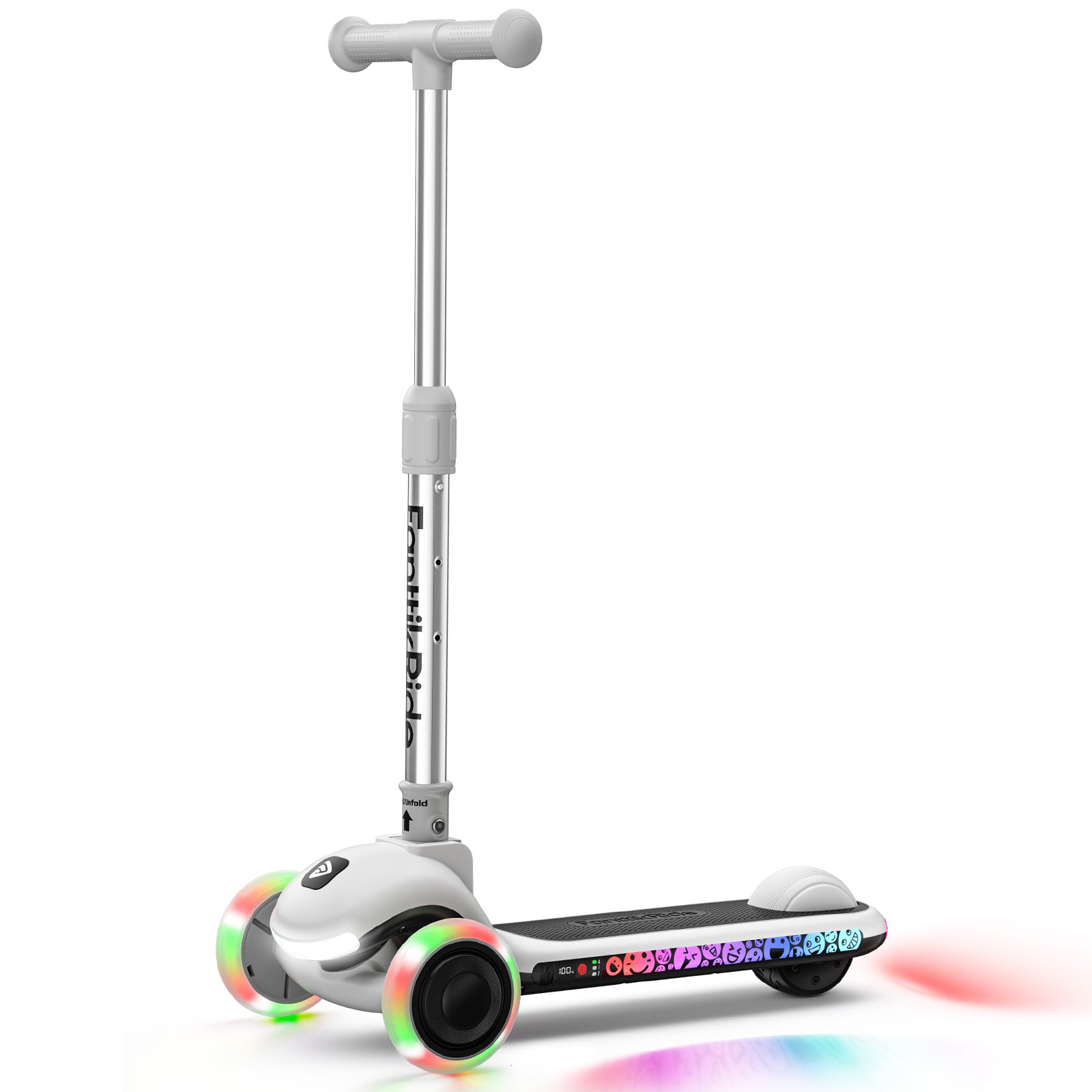 FanttikRide K9 Pro Electric Scooter for Kids 3-6, Adjustable Handlebar Height for Riders 3.3-4.6ft, 88 lbs, Up to 40 min Continuous Time, 4 Miles Range, AI & 2 Max Speed 3.7/6.2 MPH