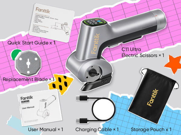 C11 Ultra Electric Cardboard CutterPacking List