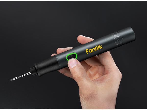 Fanttik T1 Max Soldering Iron Kit, Cordless Soldering Iron, 7 Seconds Fast Heating(390°F-840℉), Auto Sleep, 4 Precision Soldering Tips(C210), 360° Swivel Stand, Soldering Iron for Precision Repair