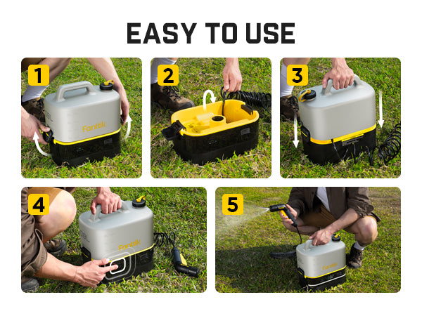 How to use Fanttik NB10 Nano Portable Cordless Electric Sprayer