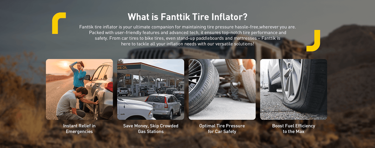 Fanttik Portable Tire Inflator | Fast & Accurate