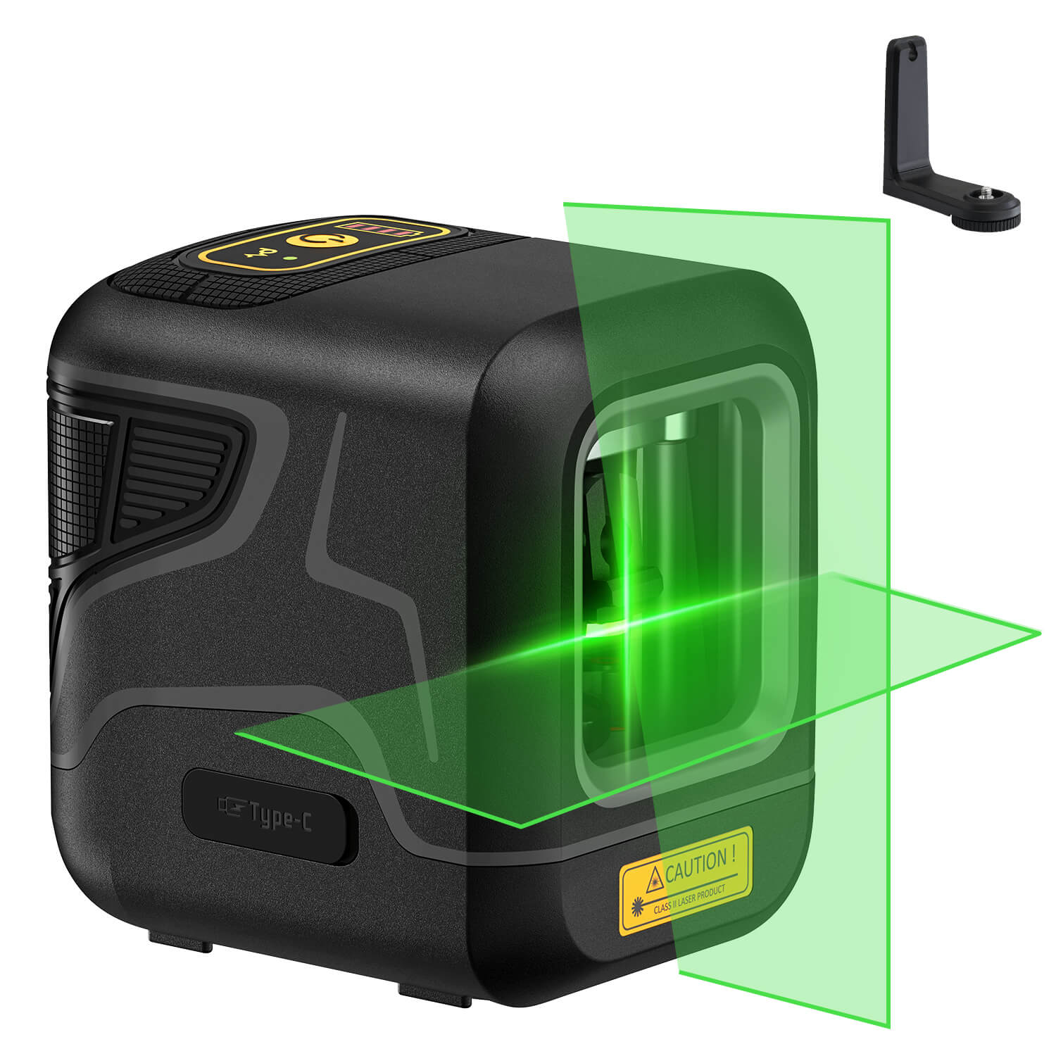 Fanttik D2 Cross Laser Level, DIY Self-Leveling Green Beam Horizontal and Vertical Line Laser Level with 100 Ft Visibility, with Rechargeable Battery, Pulse Mode