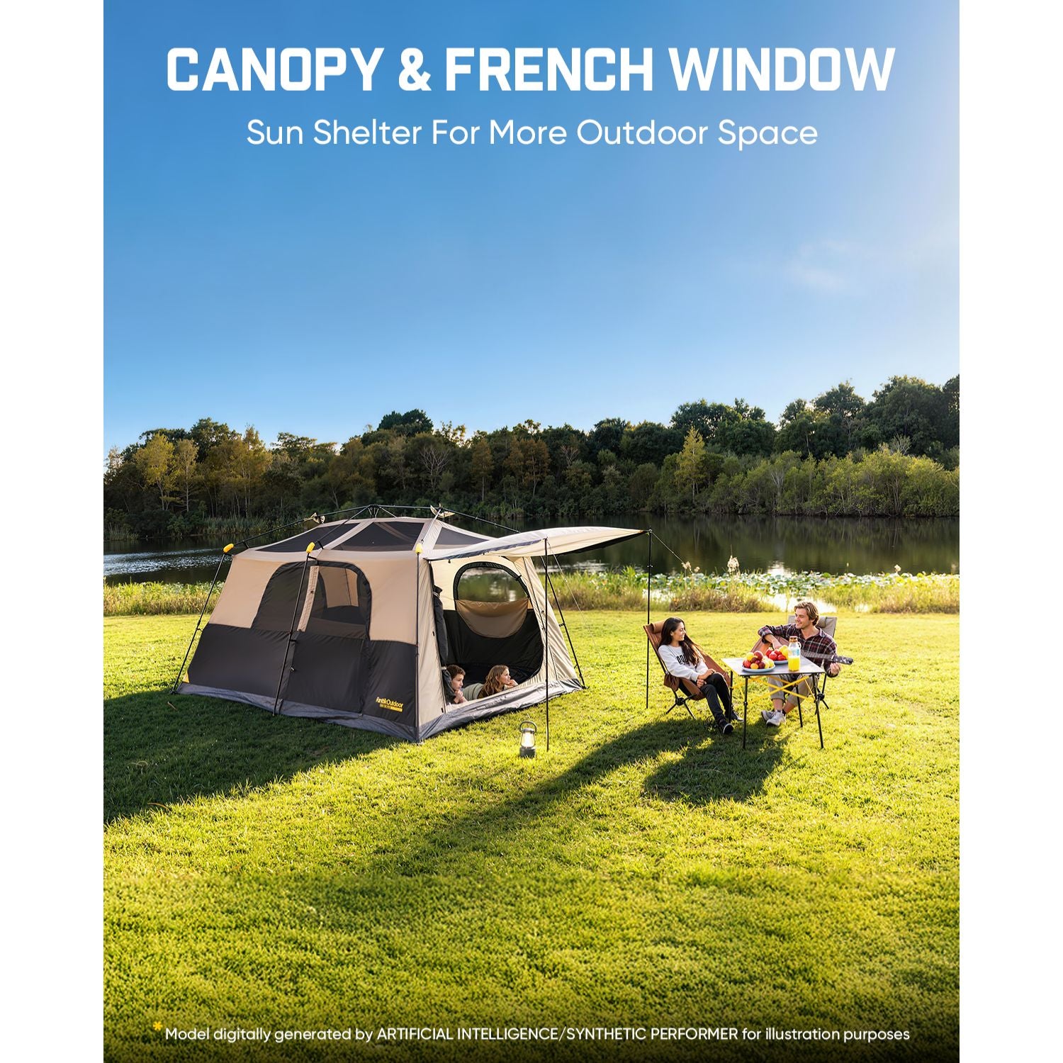 バンデッド　PRESTIGE APPAREL　コラボ　セット FanttikOutdoor Zeta C8/C10 Apex Camping Tent-Instant Tent