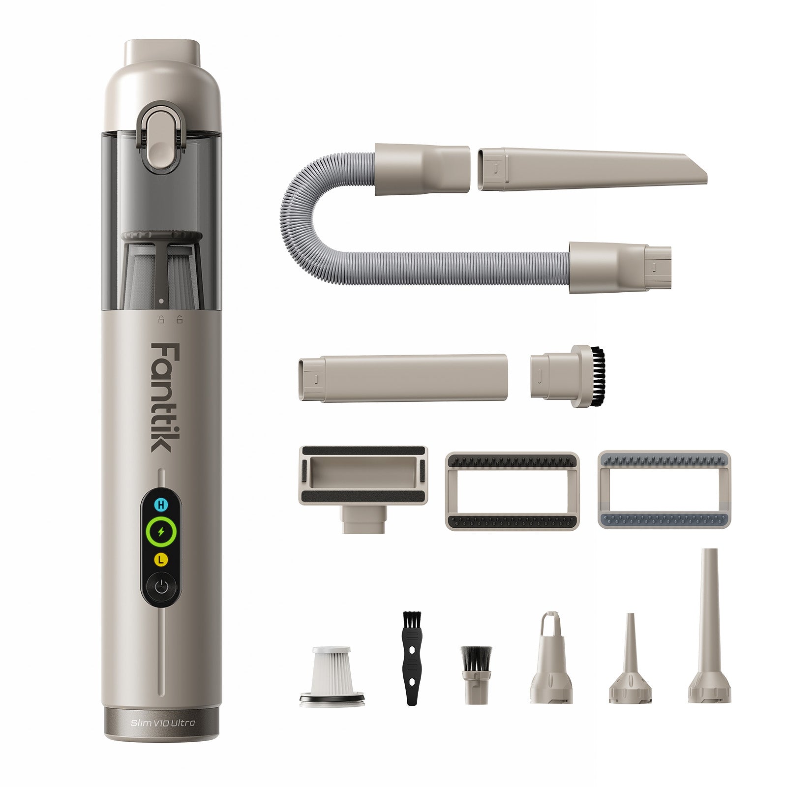 Fanttik Slim V10 Ultra Cordless Car Vacuum - 4-in-1 Versatility
