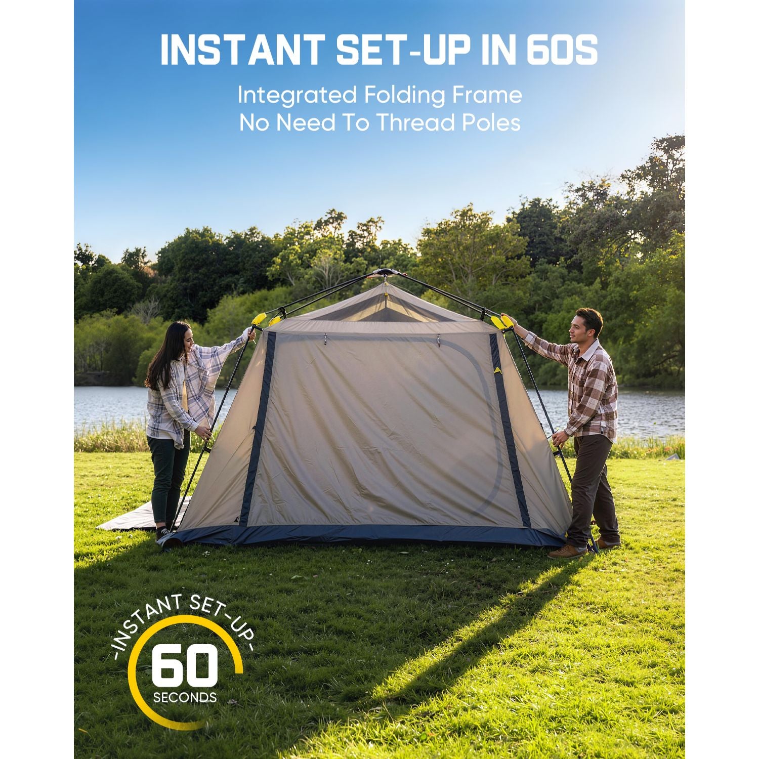 FanttikOutdoor Zeta C8/C10 Apex Camping Tent-Instant Tent