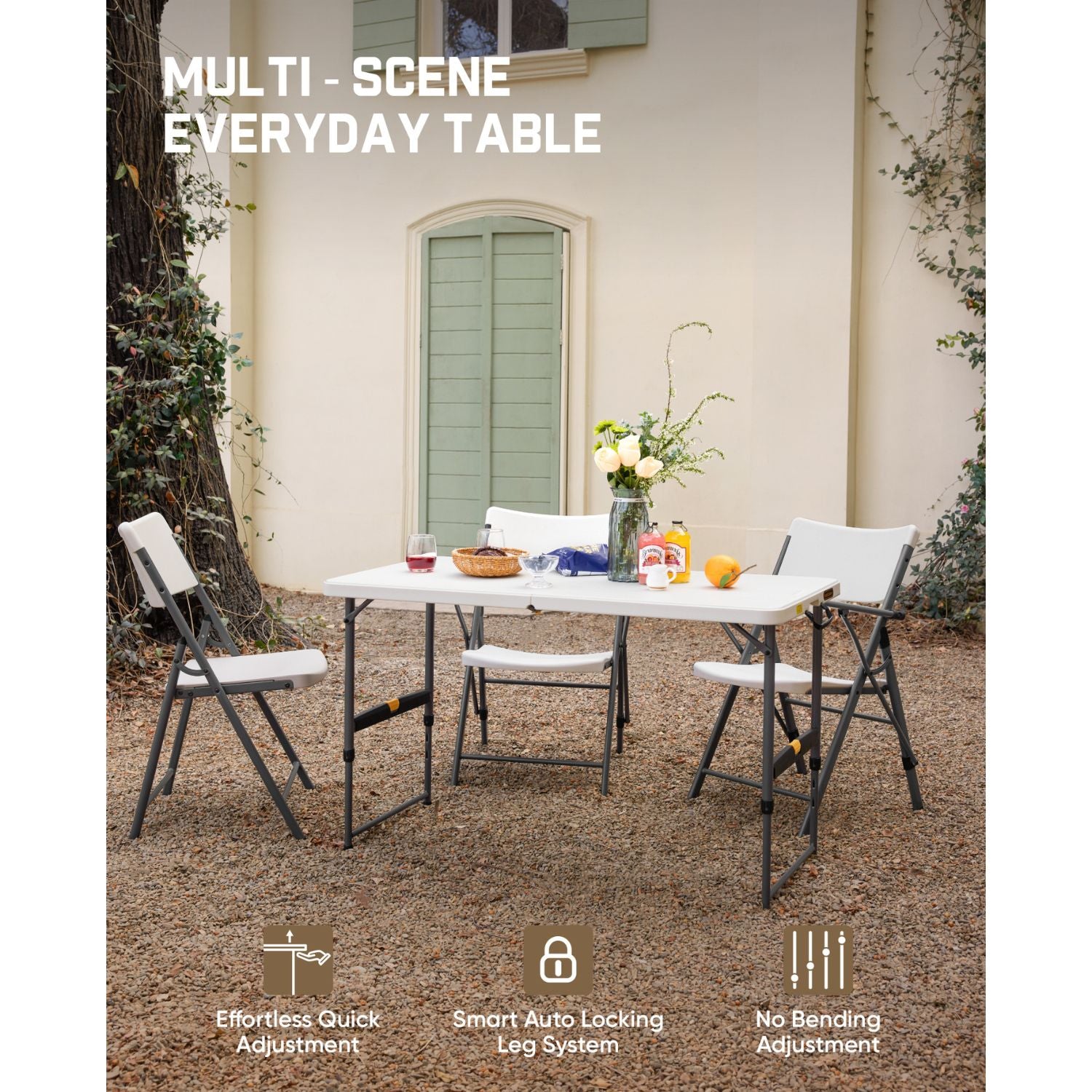 FanttikOutdoor Zeta X4 Pro 4ft Folding Table