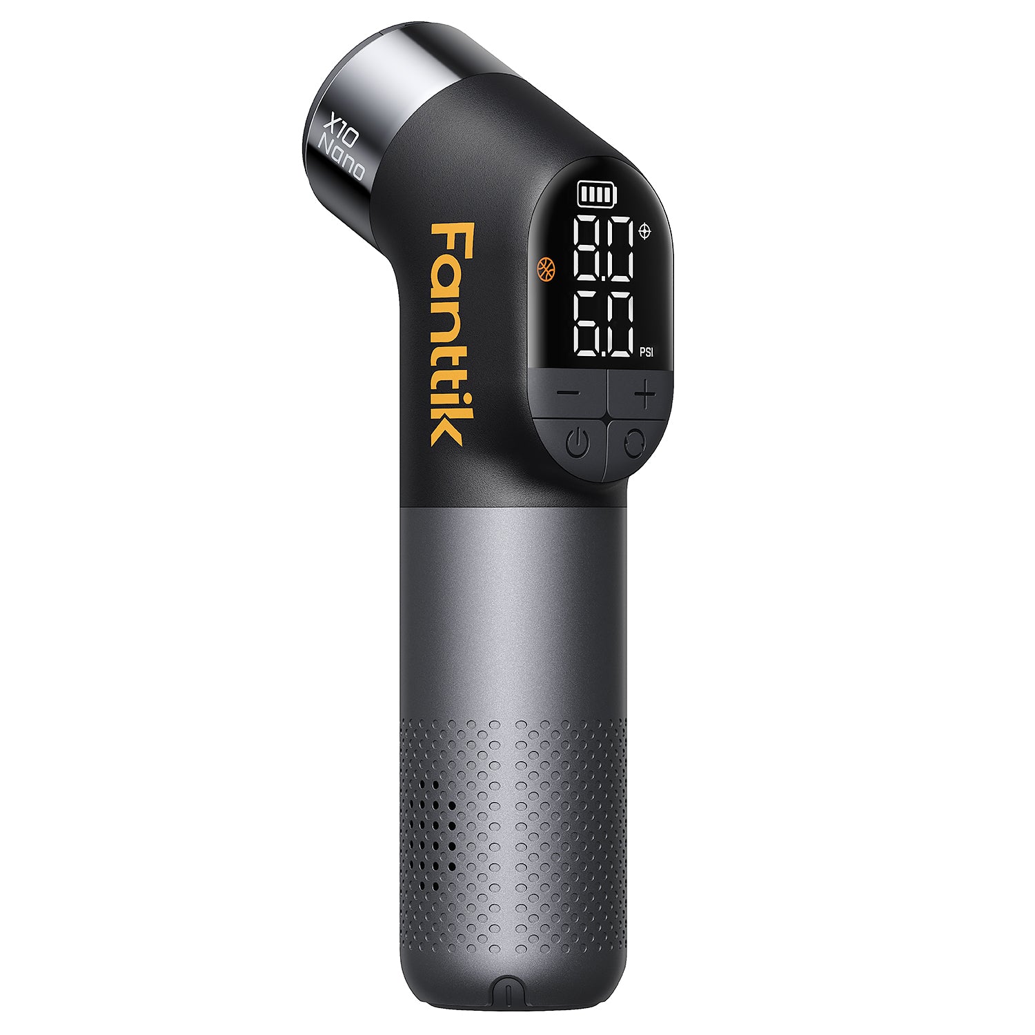 Fanttik X10 Nano Electric Ball Pump Inflation and Deflation, Ultra Fast Inflation with Precise Pressure Gauge, Ball Pump for Basketball, Soccer, Football, Volleyball (Max 19.9PSI)