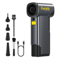Fanttik B10 Pro Max Electric Air Duster, 130000RPM Brushless Motor, Compressed Air Duster, 6 Gears Adjustable, 28.8Wh Rechargeable Battery, Electric Duster for PC, Keyboard, Electronics and Workbench