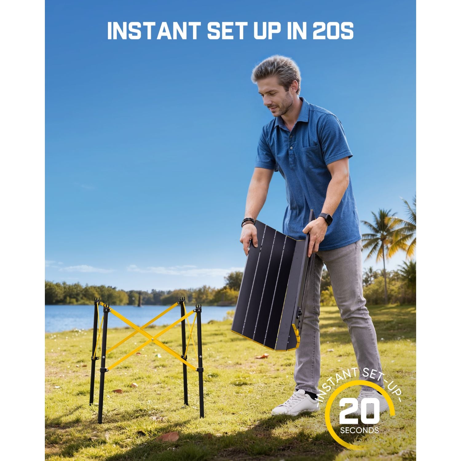 FanttikOutdoor Zeta V11 Pro Camping Table - Portable & Lightweight