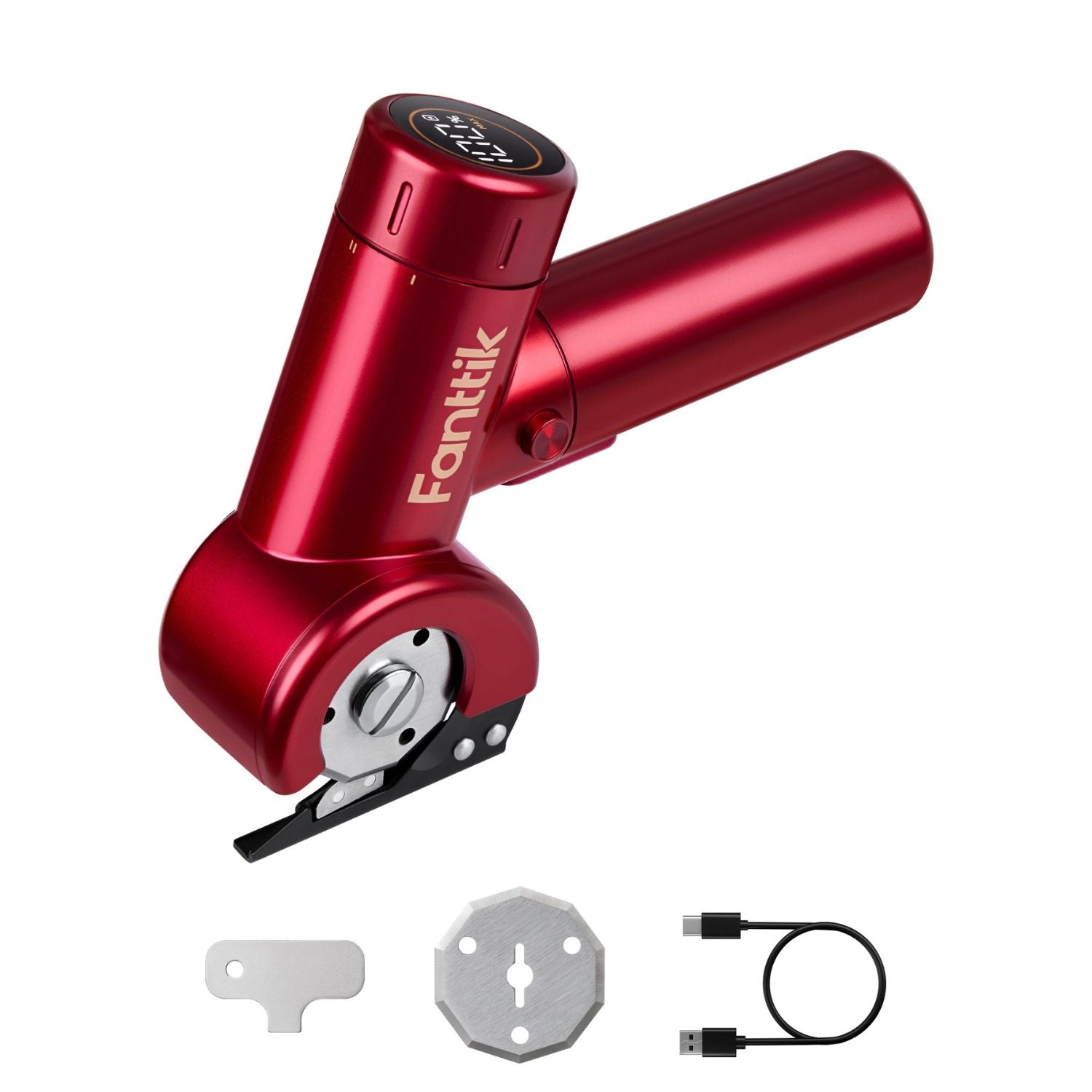 Fanttik C8 Nano Cordless Electric Scissors-Red