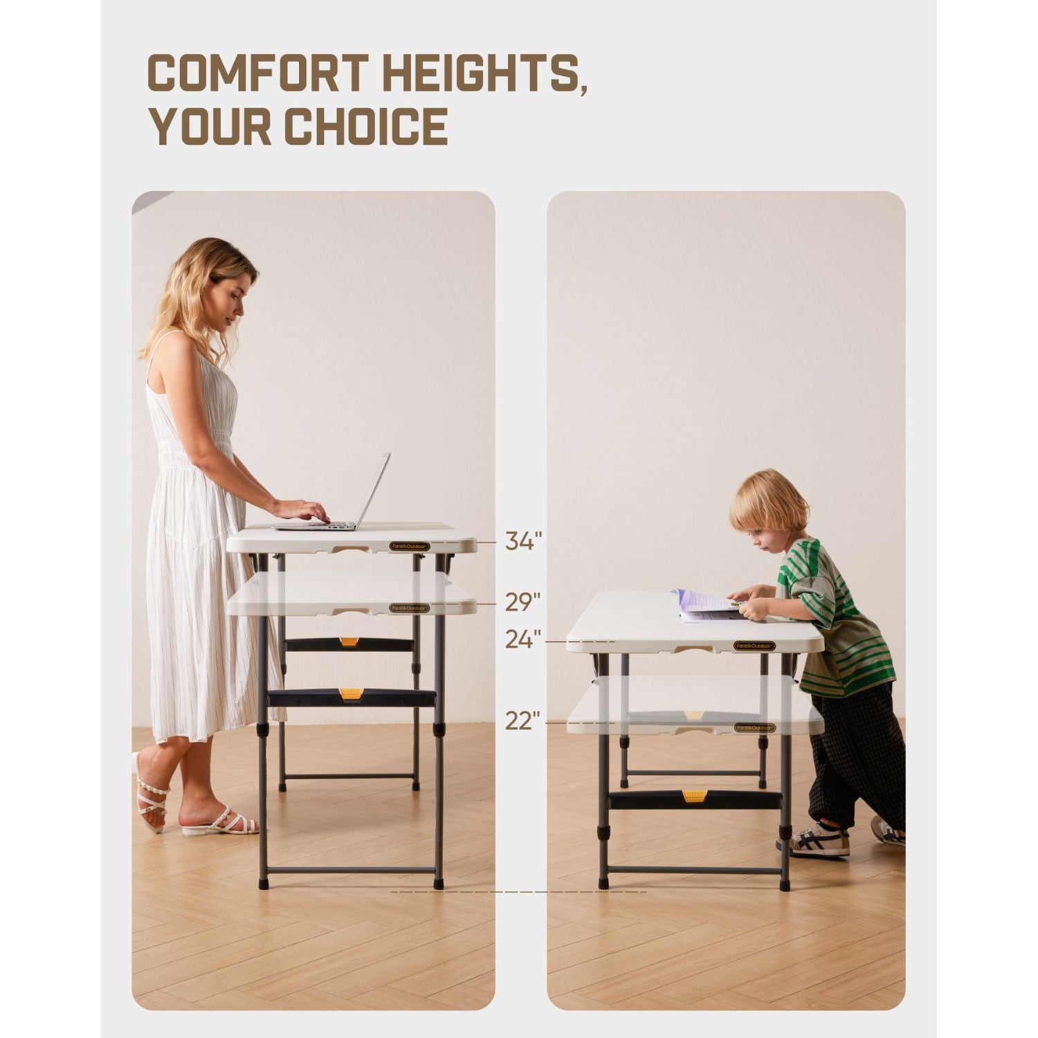 FanttikOutdoor Zeta X4 Pro 4ft Folding Table