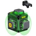 Fanttik D12 Ace Laser Level 360 Self Leveling, 3x360° Rechargeable 3D Green Cross Laser, Outdoor Pulse Mode, IP54 Durable, Easy to Use for Construction and Picture Hanging
