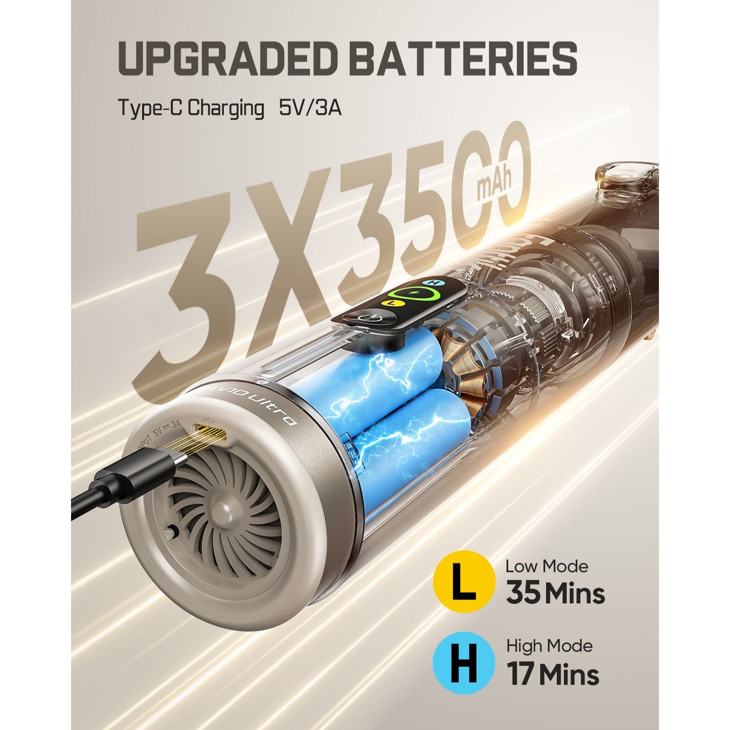 Fanttik Slim V10 Ultra Cordless Car Vacuum - 4-in-1 Versatility