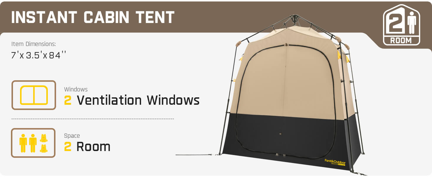 FanttikOutdoor Zeta A2 Pro Shower Tent