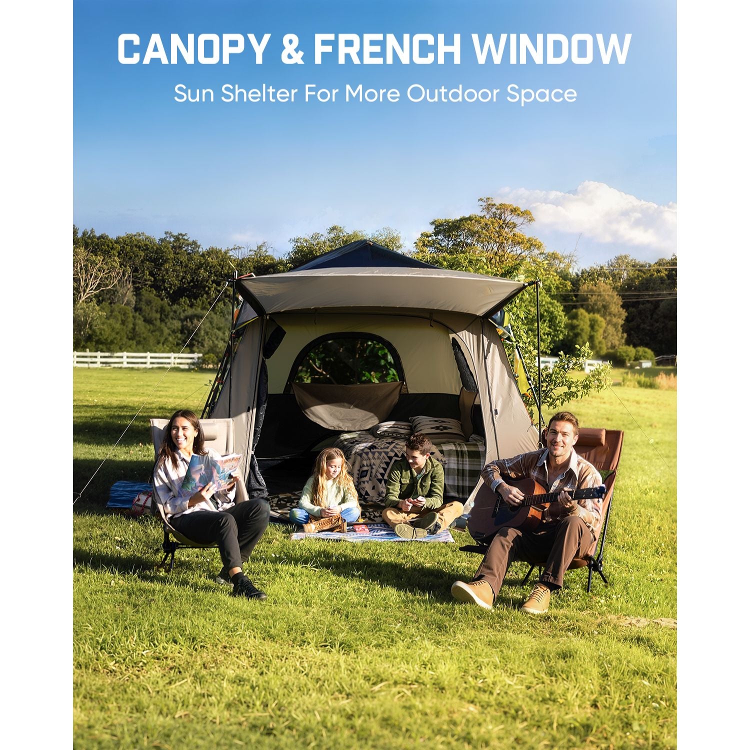 FanttikOutdoor Zeta C8/C10 Apex Camping Tent-Instant Tent