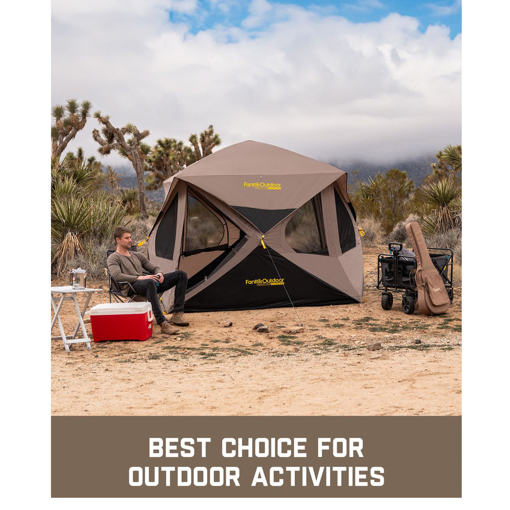 FanttikOutdoor Alpha C4 Ultra Instant Cabin Tent - Set-up in 60s