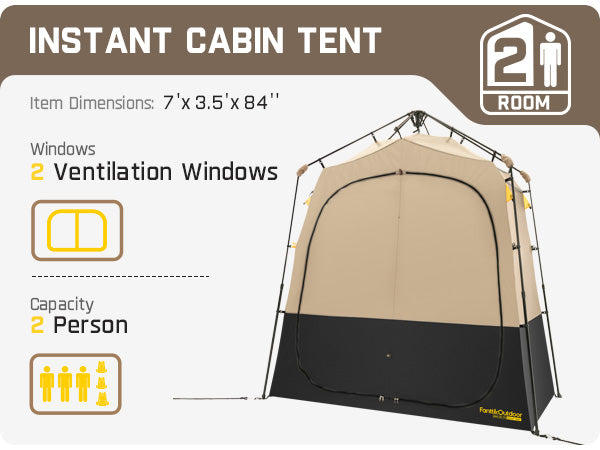 FanttikOutdoor Zeta A2 Pro Shower Tent