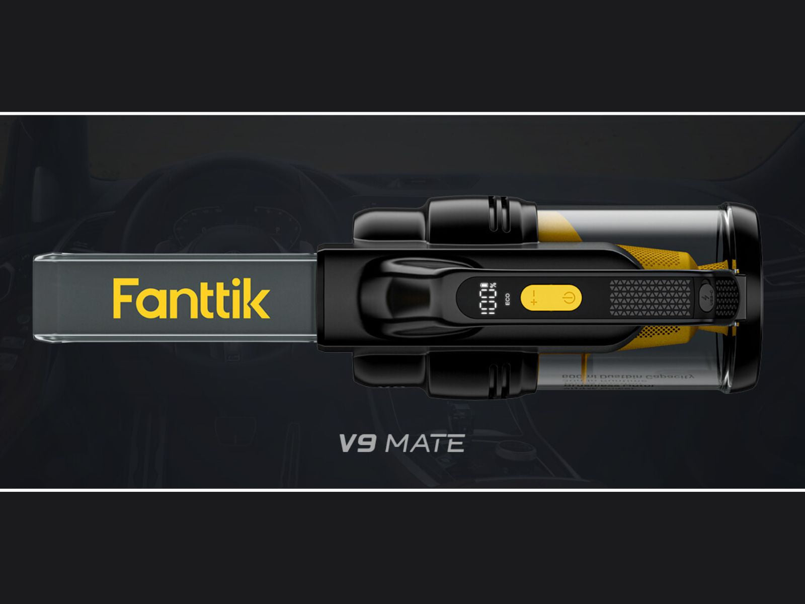 Fanttik V9 Mate Cordless Car Vacuum - Lightweight & Fast Charge