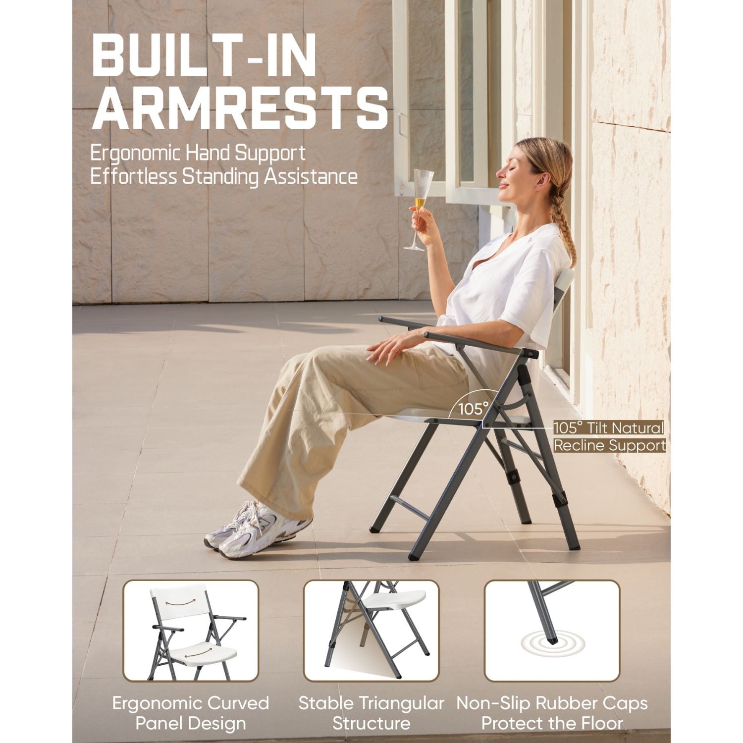 @takimitti24さん専用ページORO's-PRESIDENT　K149 FanttikOutdoor Zeta H8 Ultra Folding Chair (2-Pack)