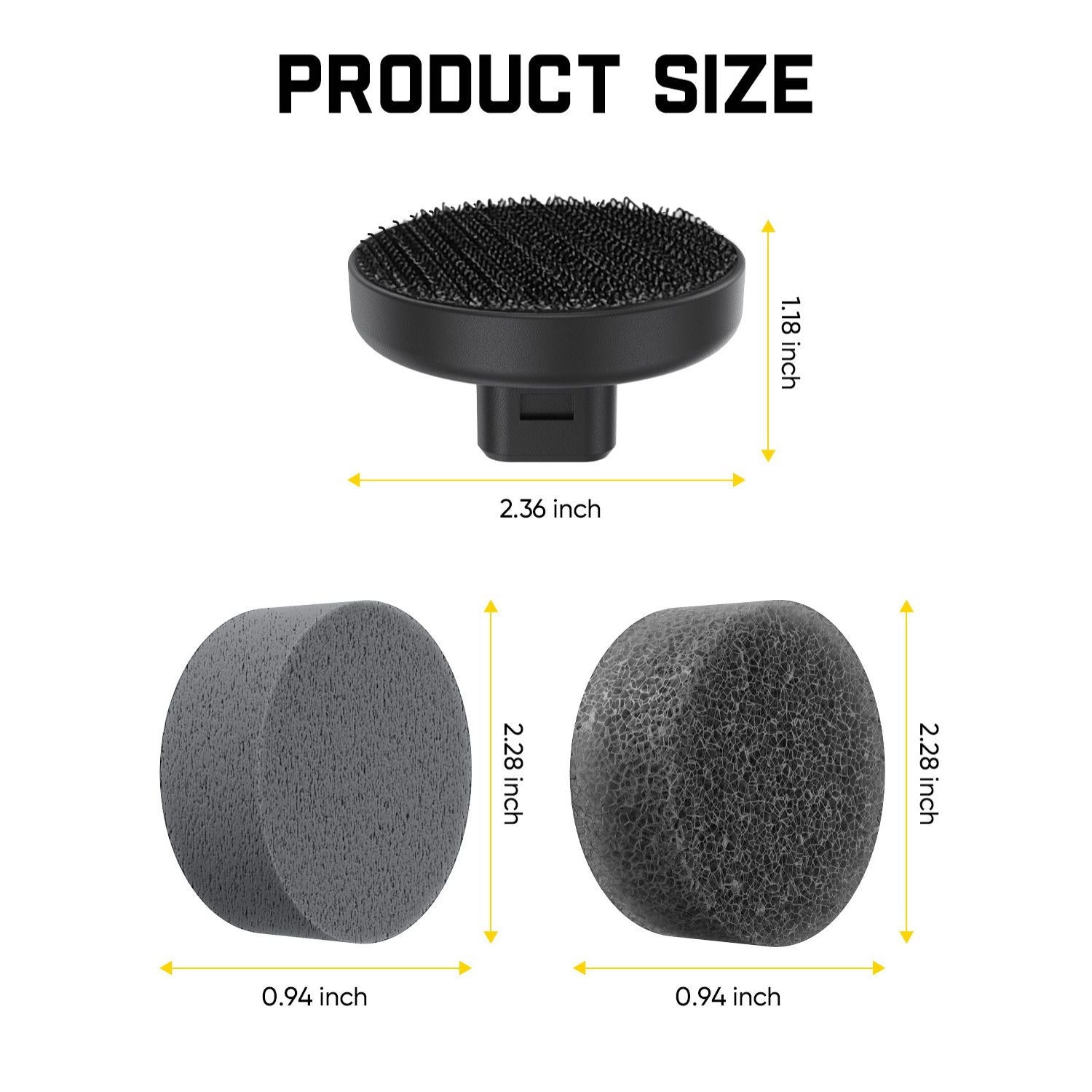 Fanttik 7-in-1 Brush Head Set, designed for deep cleaning in sinks, stoves, countertops, tiles, range hoods, dishes, and more—perfect for tackling a variety of tough cleaning tasks