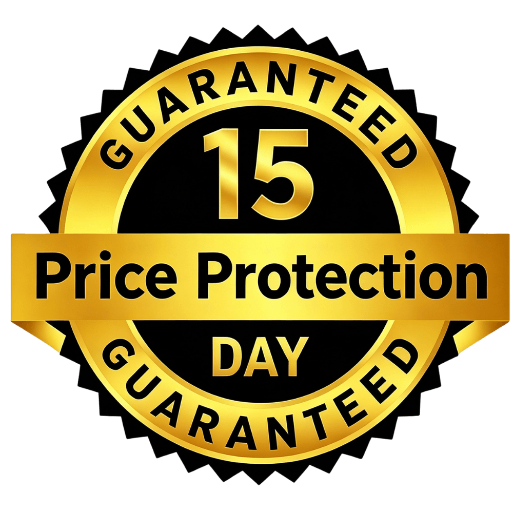 Trust icon: For products ordered from our official website, we offer a 15-day price protection policy. If the price of the item you purchased drops within 15 days of placing your order, you can contact us for a refund of the price difference as shown on the product page.