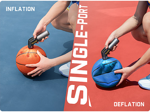 Fanttik X10 Nano Electric Ball Pump Inflation and Deflation, Ultra Fast Inflation with Precise Pressure Gauge, Ball Pump for Basketball, Soccer, Football, Volleyball (Max 19.9PSI)
