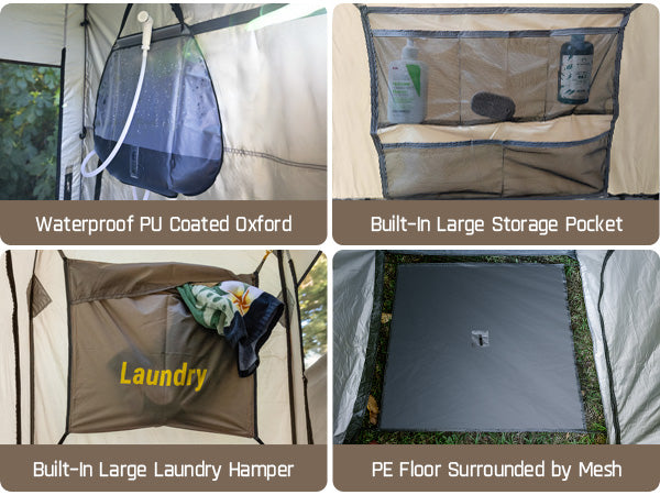 FanttikOutdoor Zeta A2 Pro Shower Tent