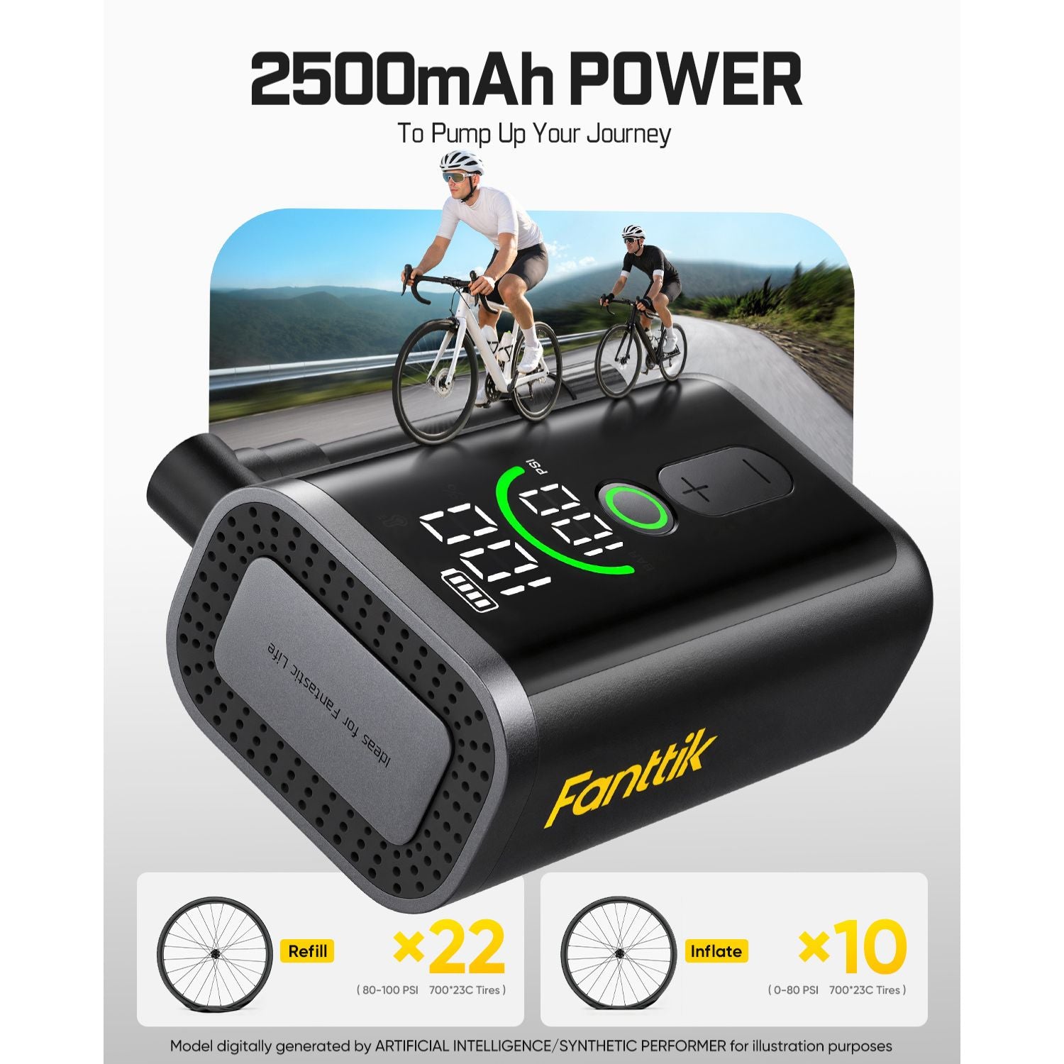 Efficient X11 Ace Tiny Bike Pump - Keep Your Bike Tires Prime