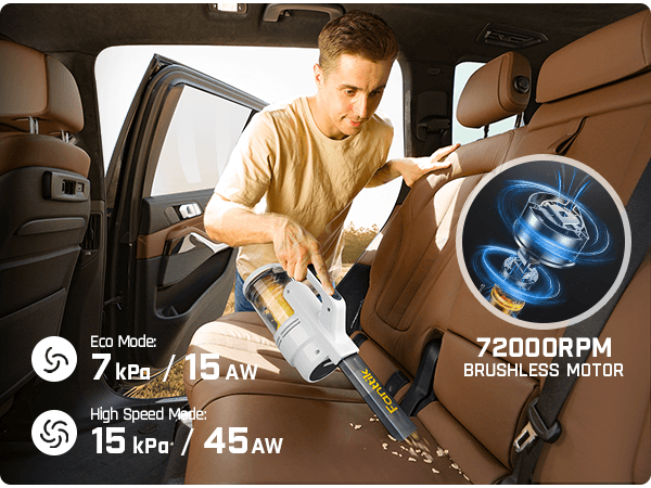 Fanttik RobustClean™ V9 Handheld Vacuum Cleaner, Portable Cordless Vacuum for Home Car Cleaning