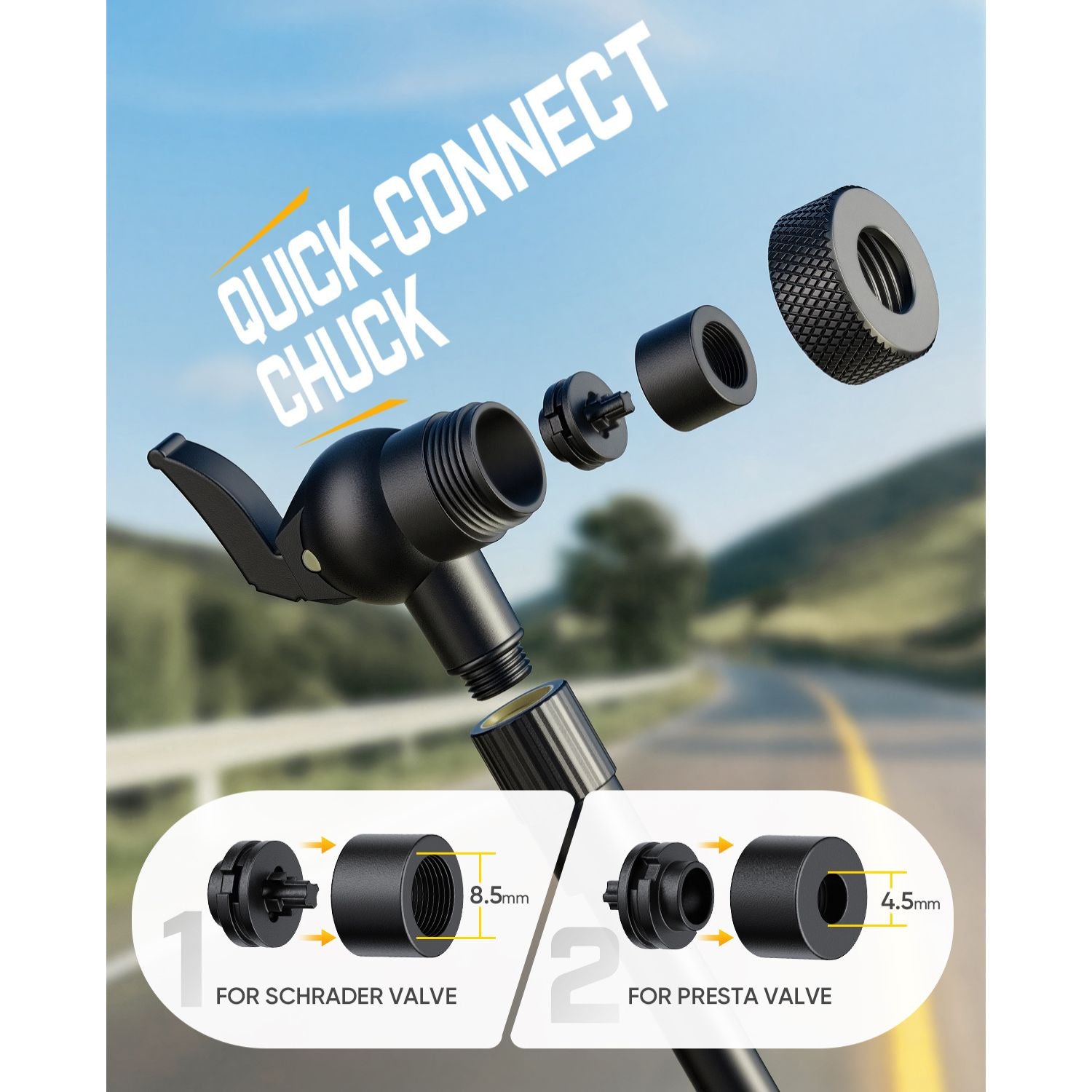 Efficient X11 Ace Tiny Bike Pump - Keep Your Bike Tires Prime