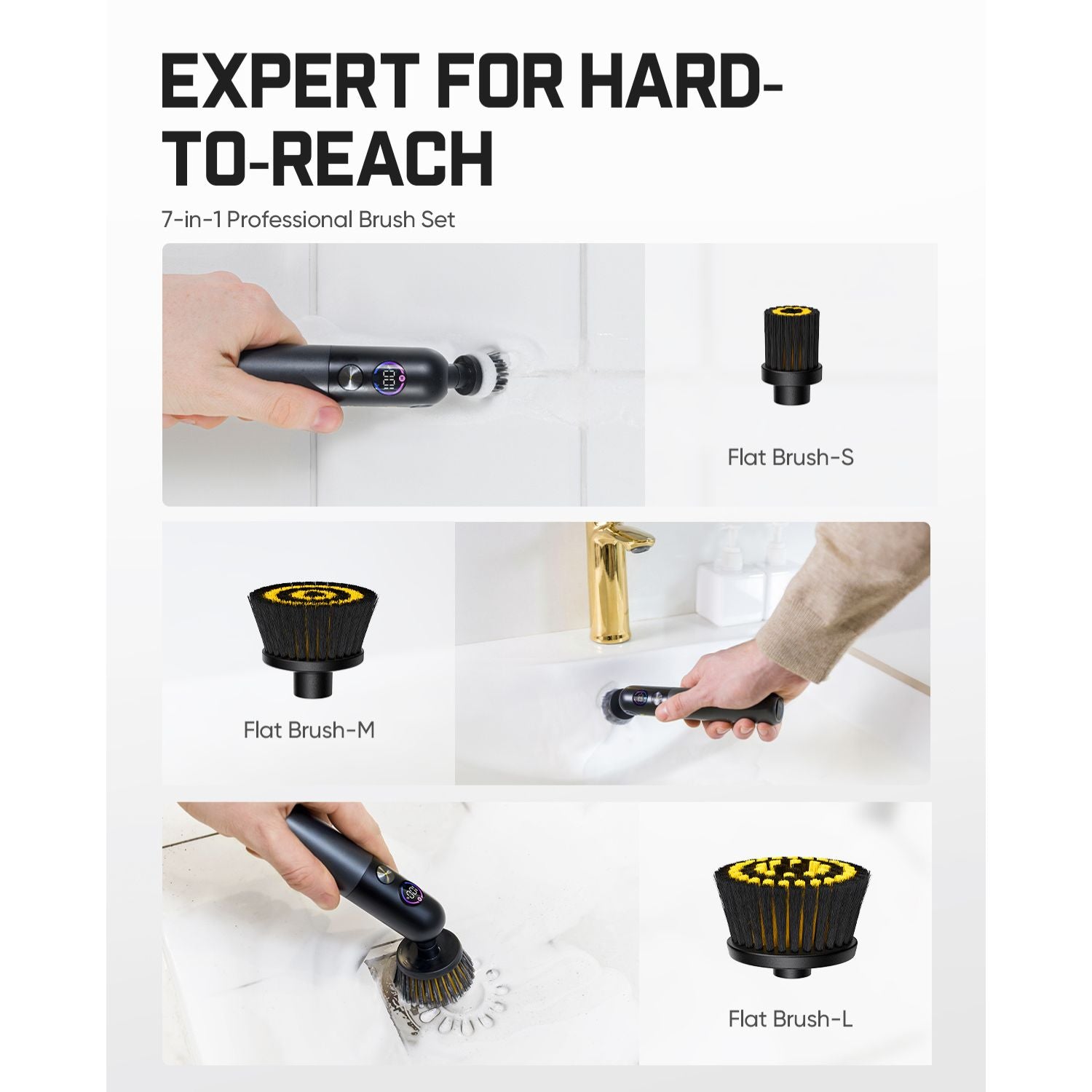 Fanttik Flip G10 Nano HomeCare Cordless Electric Spin Scrubber