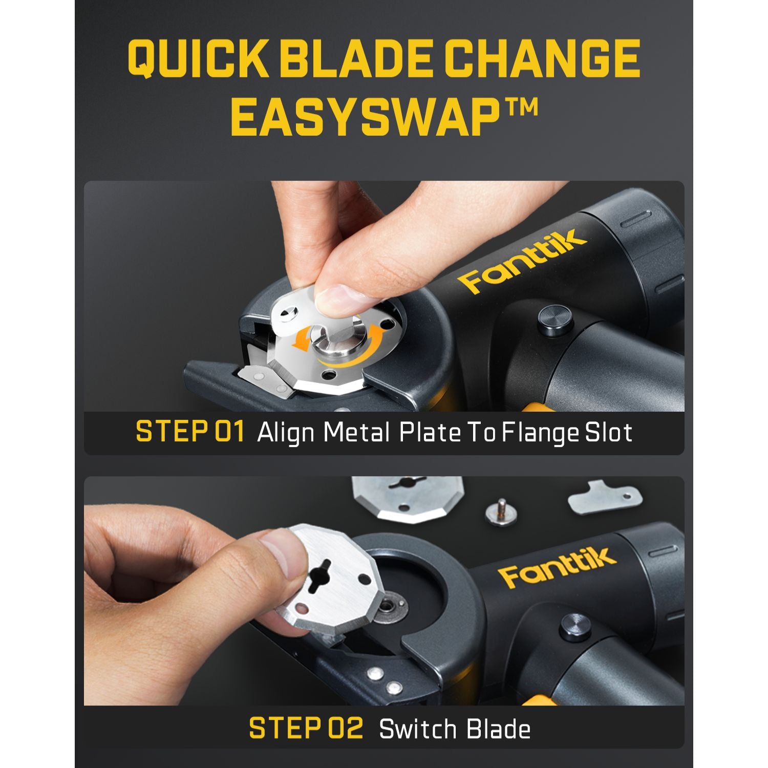 Replacement Rotary Blades for Fanttik C8 Nano Electric Scissors
