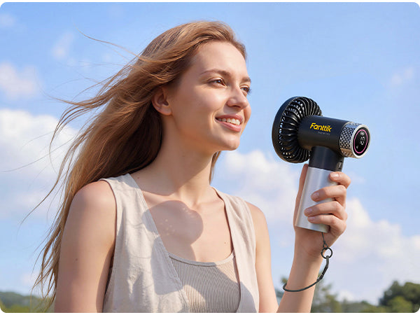 Fanttik Gust B11 Mix 2-in-1 Electric Air Duster & Fan, Dust Blower, 110000RPM Brushless Motor, Compressed Air Duster, 100 Stepless Gears, One-tap Booster, Electric Duster for PC, Electronics, Outdoor