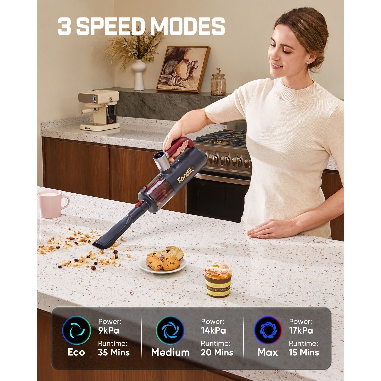 Fanttik Cruise V11 APEX Cordless Handheld Vacuum