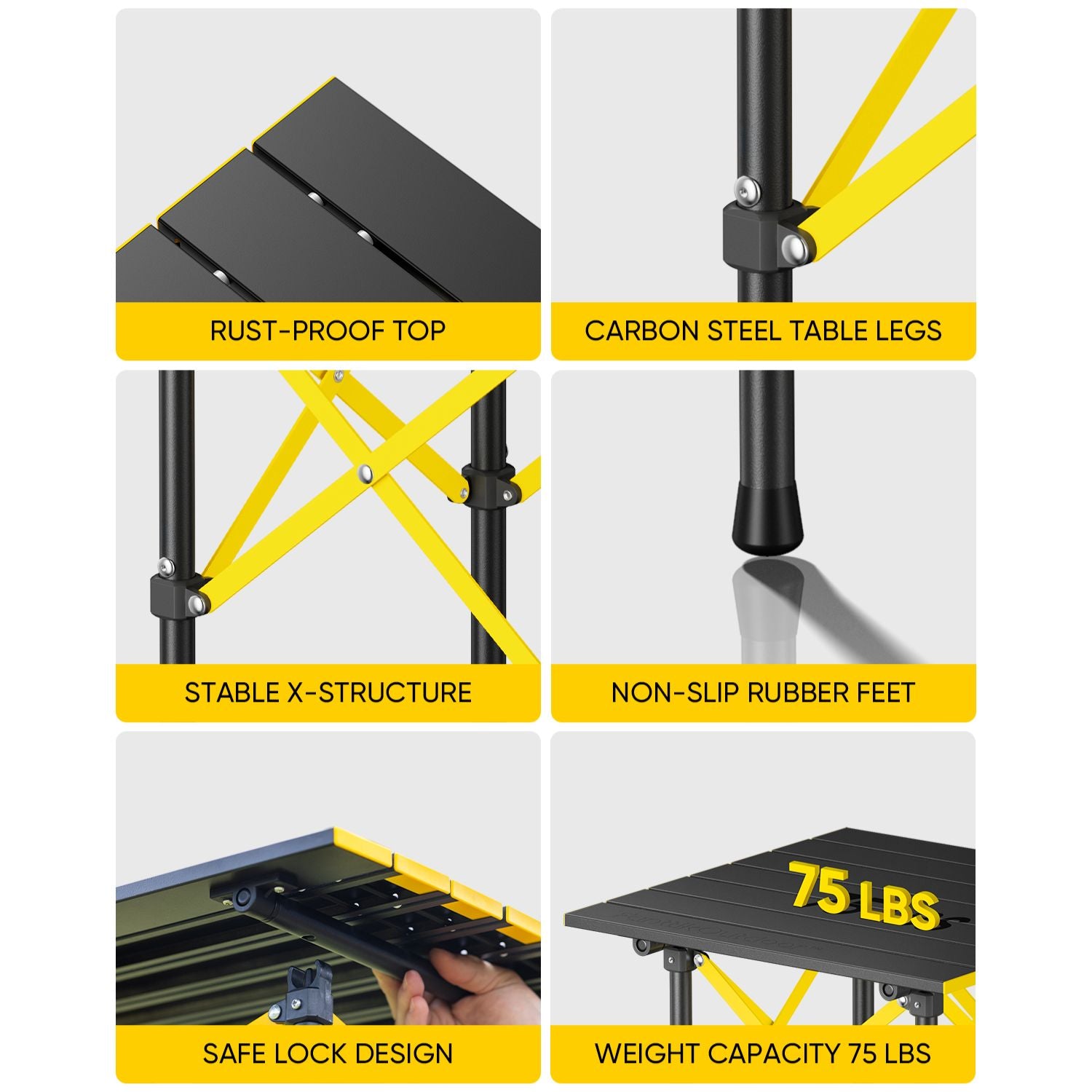 FanttikOutdoor Zeta V11 Pro Camping Table - Portable & Lightweight
