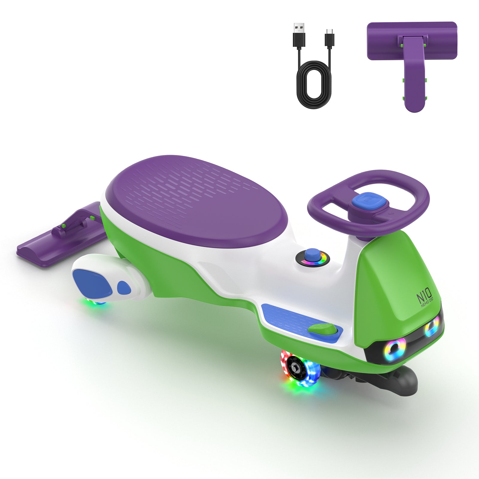 FanttikRide N10 Pro 12V Electric Wiggle Car with Pedal
