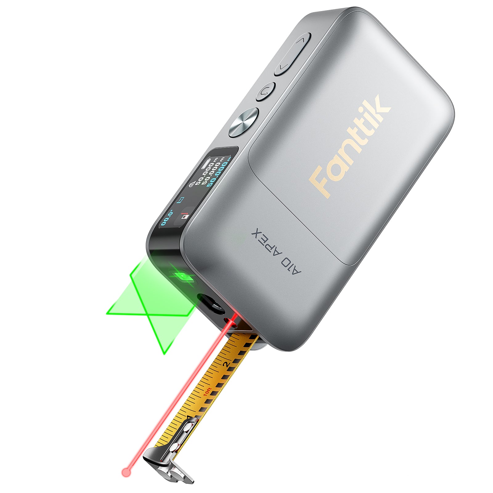 Fanttik A10 Apex 3-in-1 Laser Distance Meter-Silver