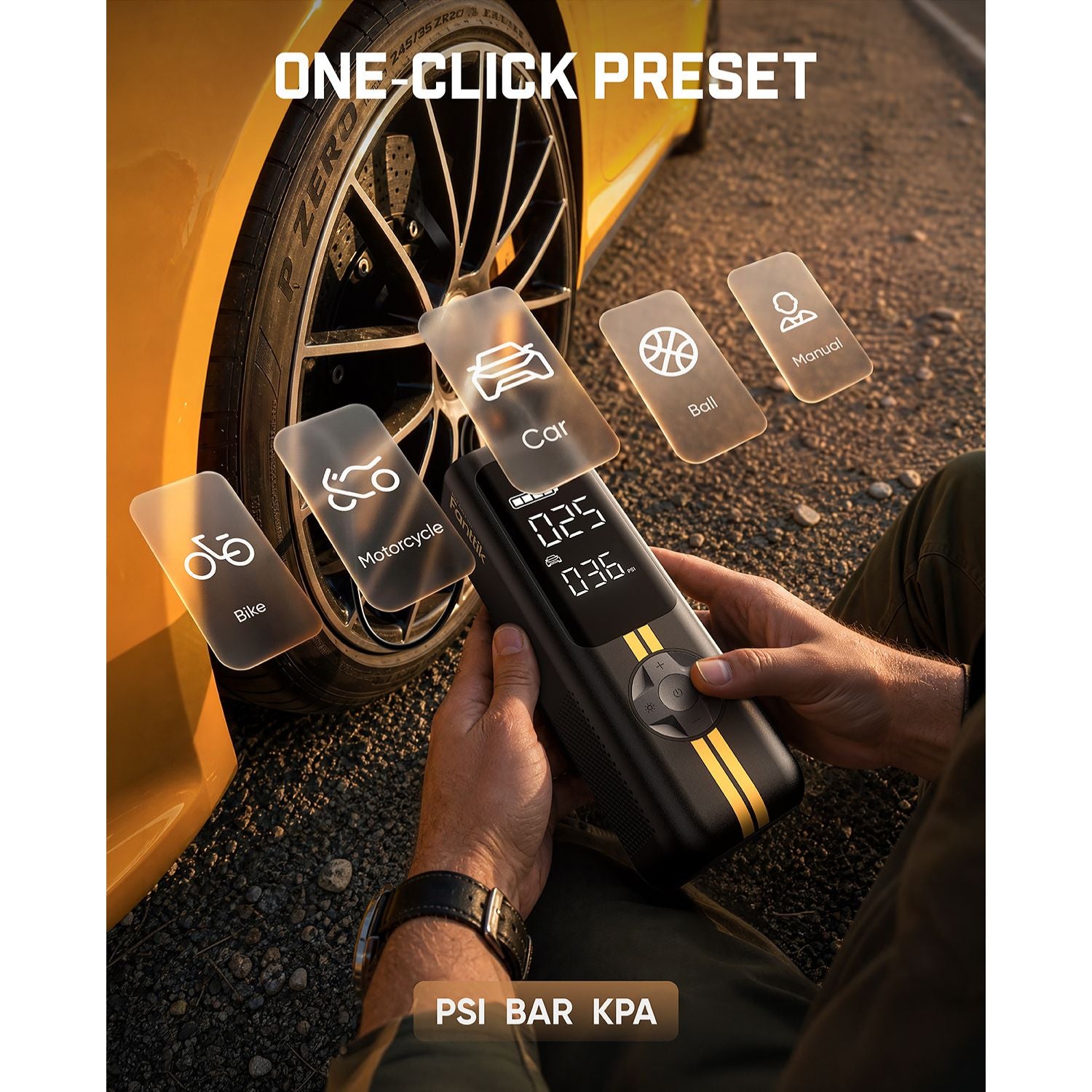 Fanttik X8 APEX® Tire Inflator | 2x Fast & 150PSI