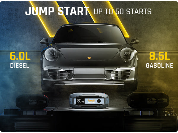 Fanttik T8 MAX 4000 Amp Jump Starter - Revive Your Car Battery