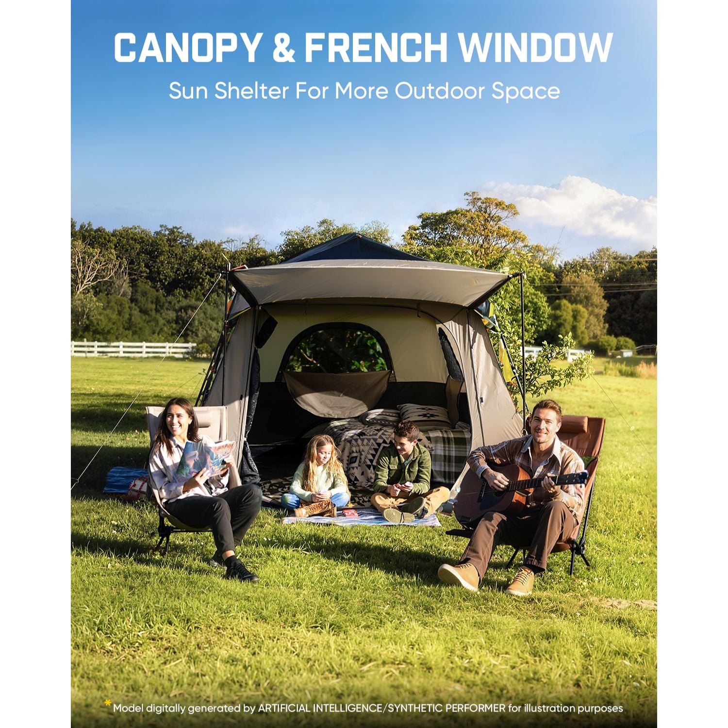 FanttikOutdoor Zeta C8/C10 Apex Camping Tent-Instant Tent