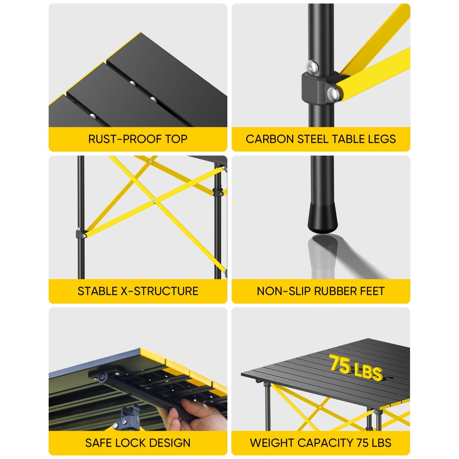 FanttikOutdoor Zeta V11 Pro Camping Table, Large
