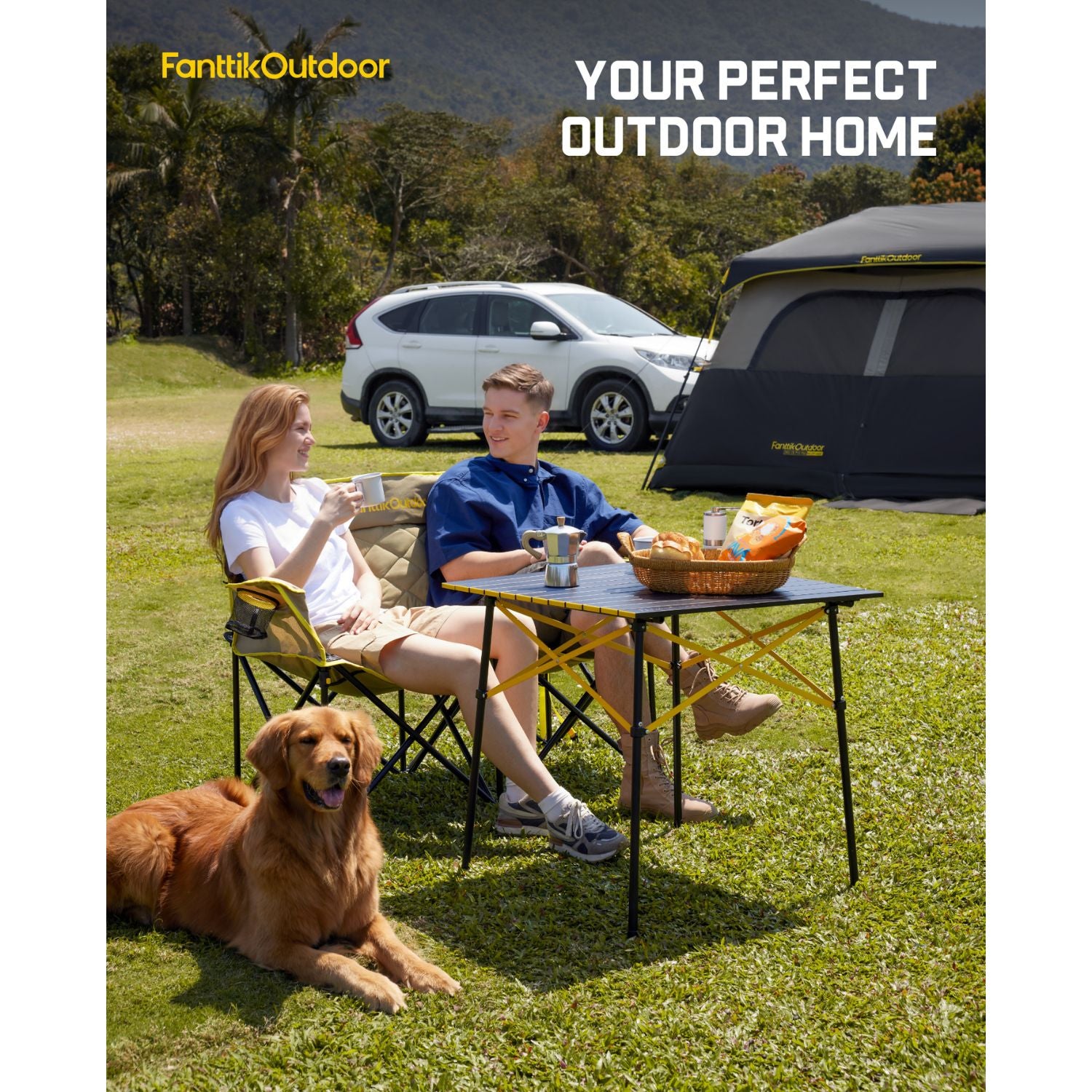 FanttikOutdoor Zeta L11 Duo Pro Double Camping Chair