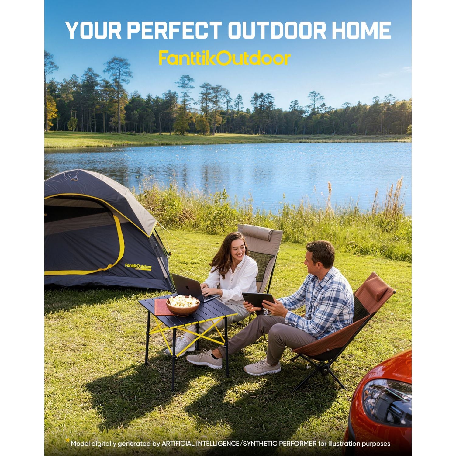 FanttikOutdoor Zeta V11 Pro Camping Table - Portable & Lightweight