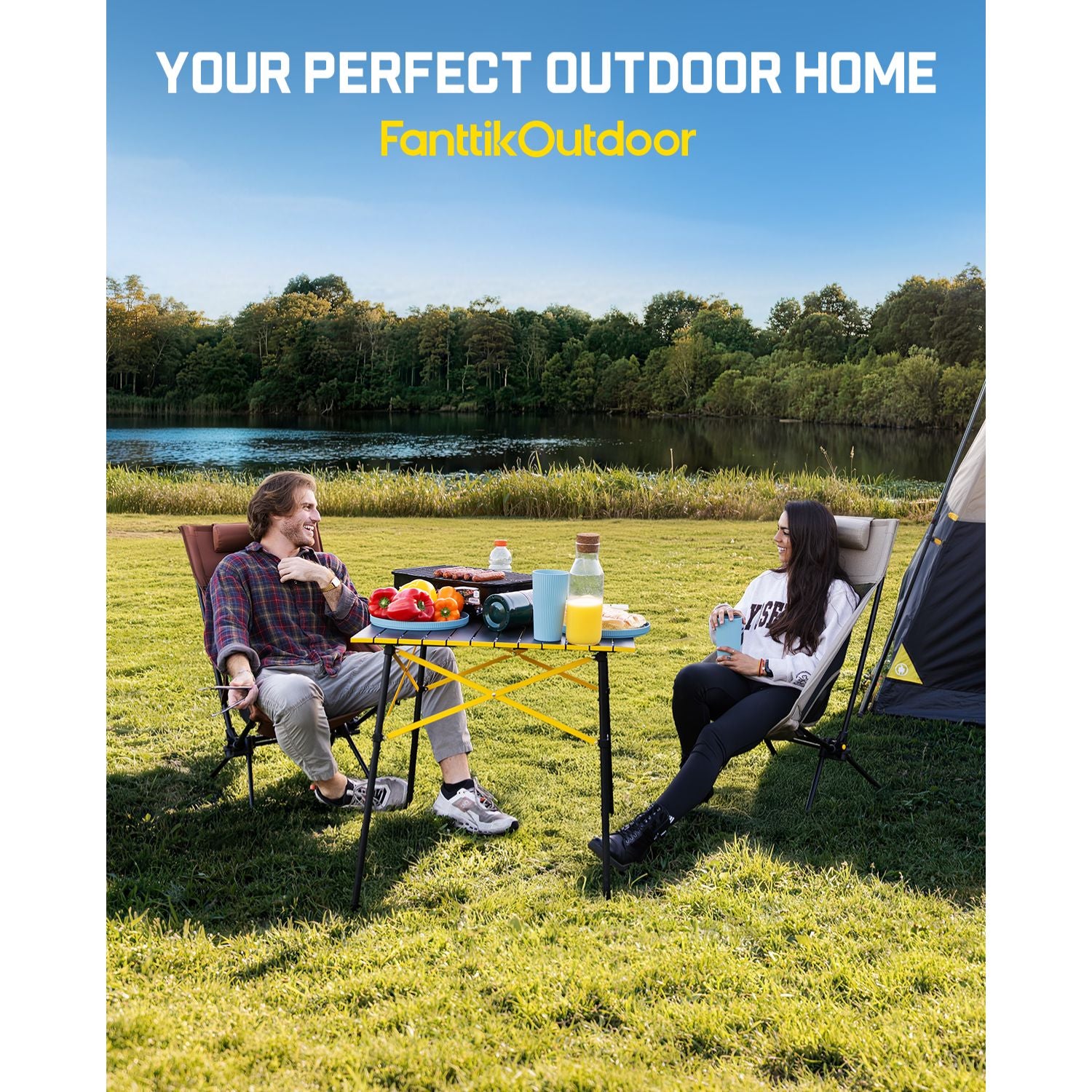 FanttikOutdoor Zeta V11 Pro Camping Table - Portable & Lightweight