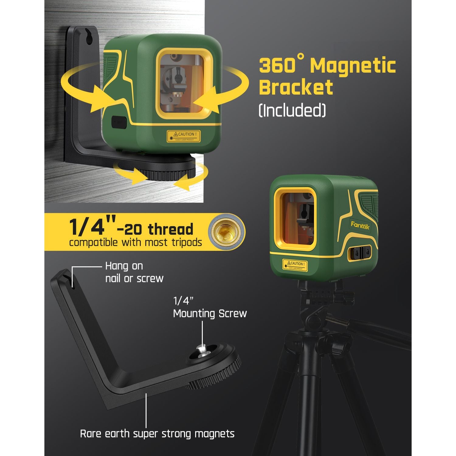 Fanttik D2 Cross Line Laser Level