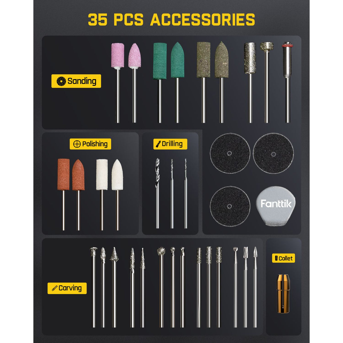 Fanttik F2 Master Cordless Rotary Tool Kit