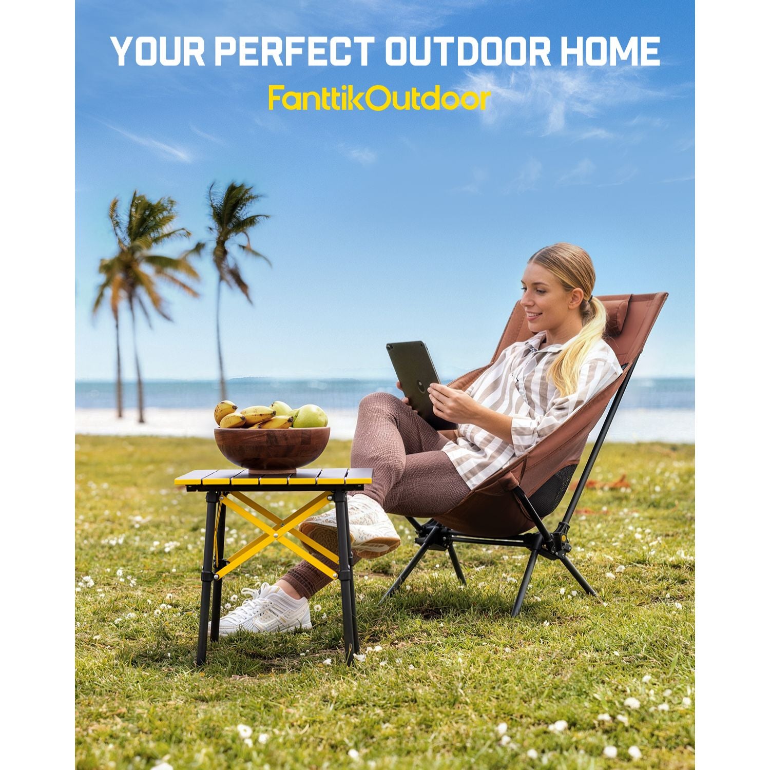 FanttikOutdoor Zeta V11 Pro Camping Table, Small