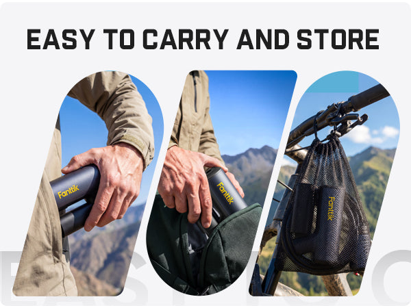 Fanttik NB10 Flip Portable Pressure Washer Gun, Foldable Cordless Pressure Washer Sprayer, Multi-Scenario Compatibility, 5-in-1 Nozzle, HD LED Display and Type-C Charging, for Patio, Camping, Bicycles