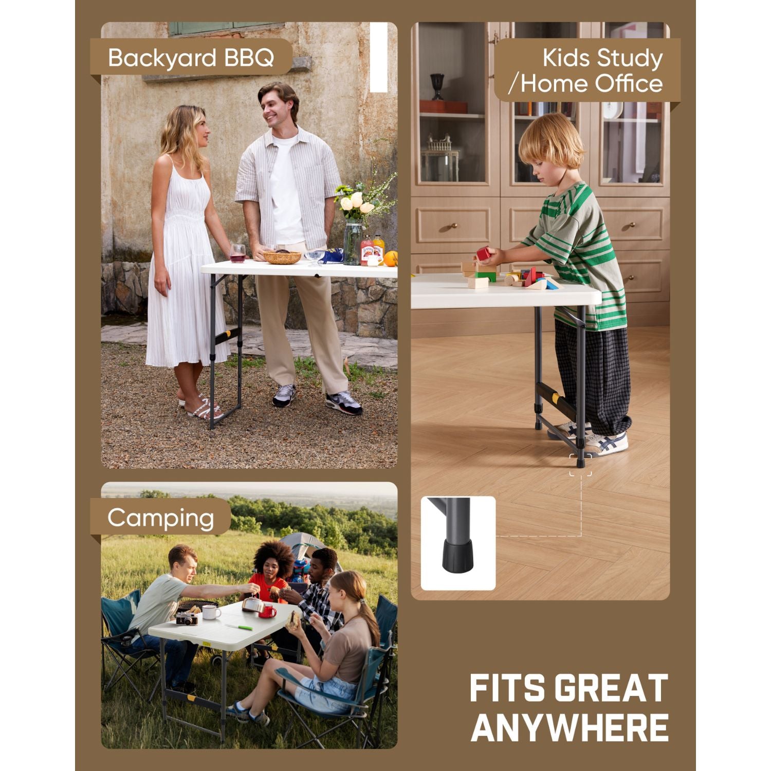 FanttikOutdoor Zeta X4 Pro 4ft Folding Table