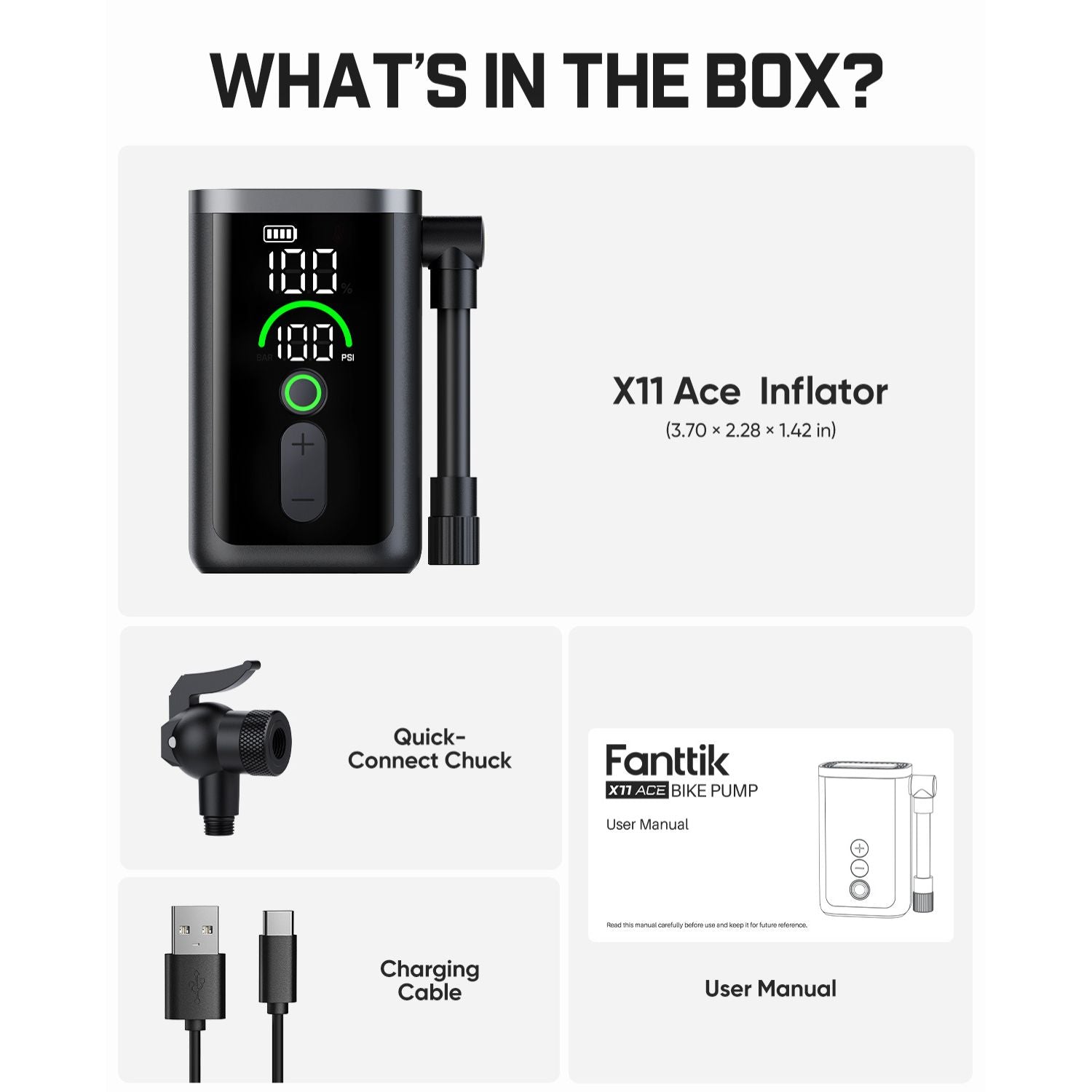 Efficient X11 Ace Tiny Bike Pump - Keep Your Bike Tires Prime